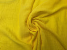 DOUBLE GAZE COTON JAUNE VIF - My Little Coupon - tissu - coudre