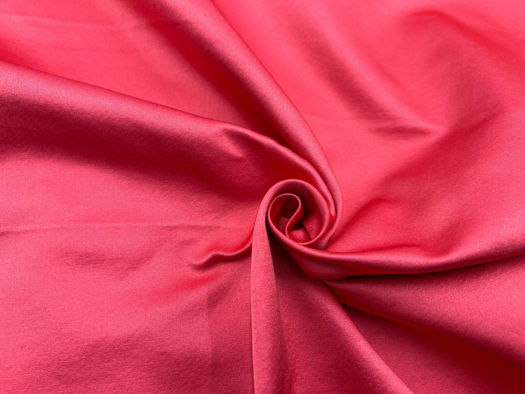 DOUBLE SATIN CUIR HAUTE COUTURE FUCHSIA - My Little Coupon - tissu - coudre
