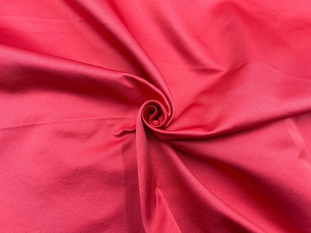 DOUBLE SATIN CUIR HAUTE COUTURE FUCHSIA - My Little Coupon - tissu - coudre