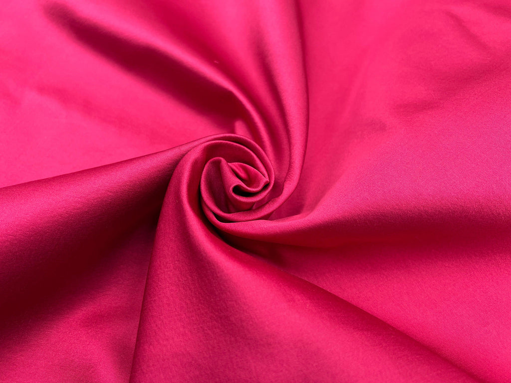 DOUBLE SATIN CUIR HAUTE COUTURE ROSE TYRIEN - My Little Coupon - tissu - coudre