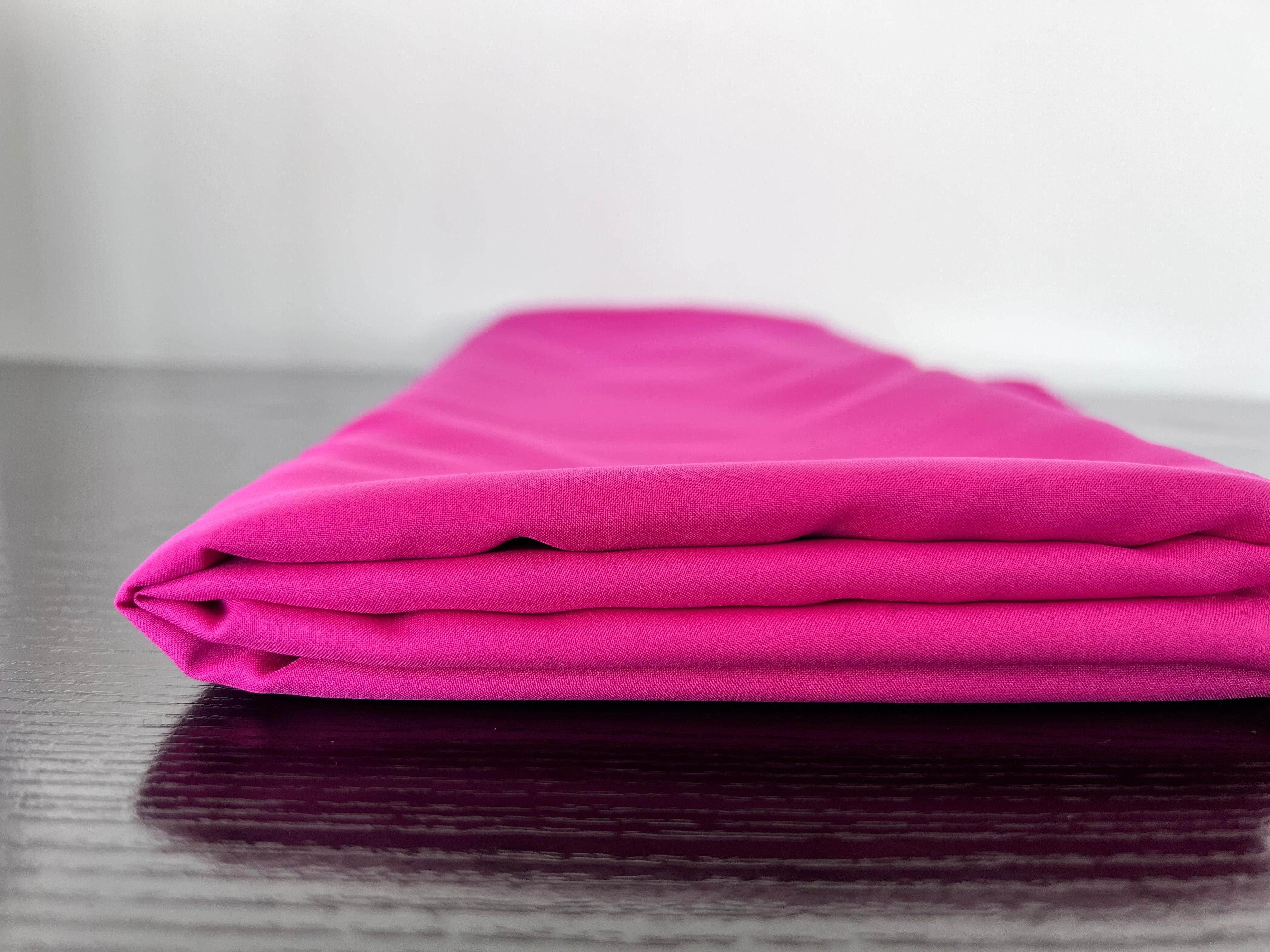 DOUBLURE PONGÉ FUCHSIA - My Little Coupon - tissu - coudre