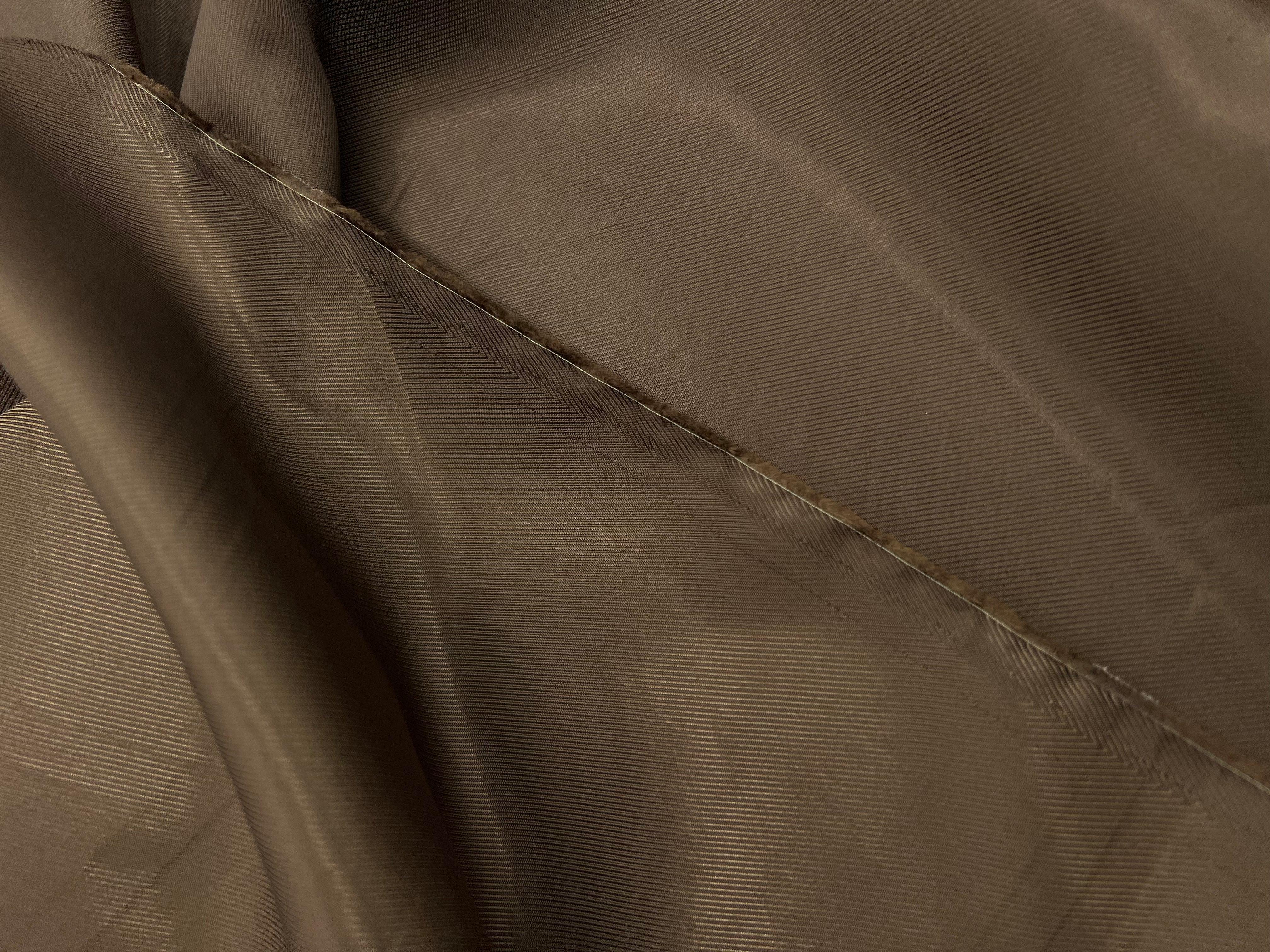 DOUBLURE SATIN VISCOSE GRAIN DE CAFÉ- coupon de 3 mètres - My Little Coupon - tissu - coudre