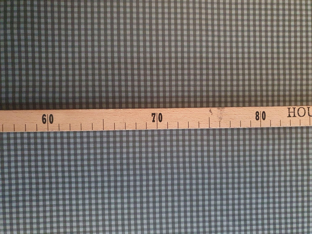 DOUBLURE VICHY NOIR ET GRIS - coupon de tissu de 3 mètres - My Little Coupon - tissu - coudre