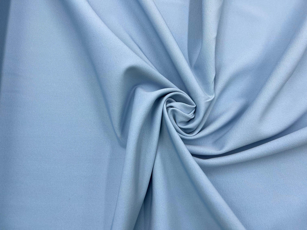 GABARDINE FINE STRETCH BLUE SKY - My Little Coupon - tissu - coudre