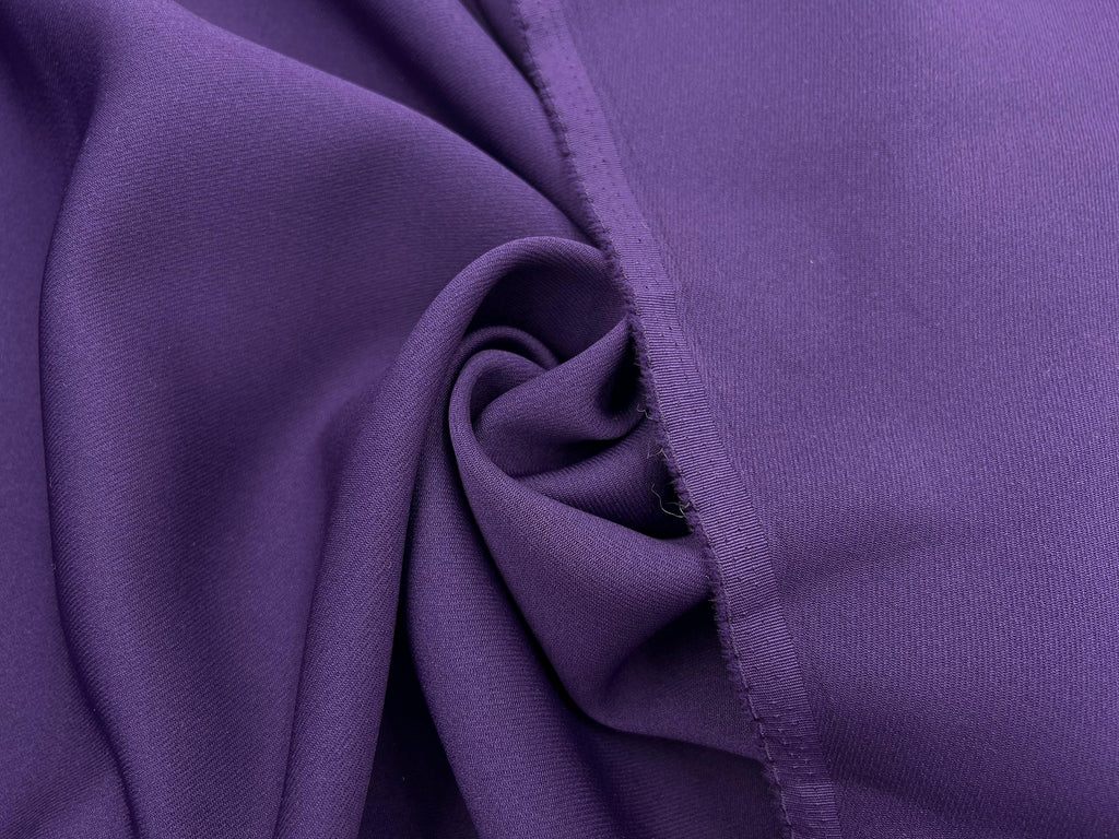 GABARDINE POLYESTER JAPAN COUTURE VIOLET - My Little Coupon - tissu - coudre