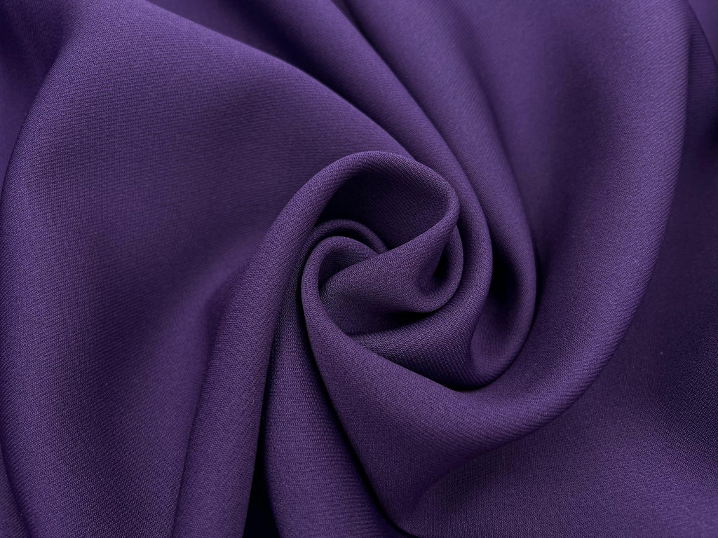 GABARDINE POLYESTER JAPAN COUTURE VIOLET - My Little Coupon - tissu - coudre