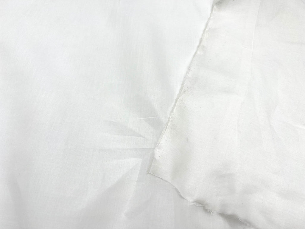 PERCALE DE COTON BLANCHE QUALITÉ SUPÉRIEURE - coupon de tissu de 3 mètres - My Little Coupon - tissu - coudre