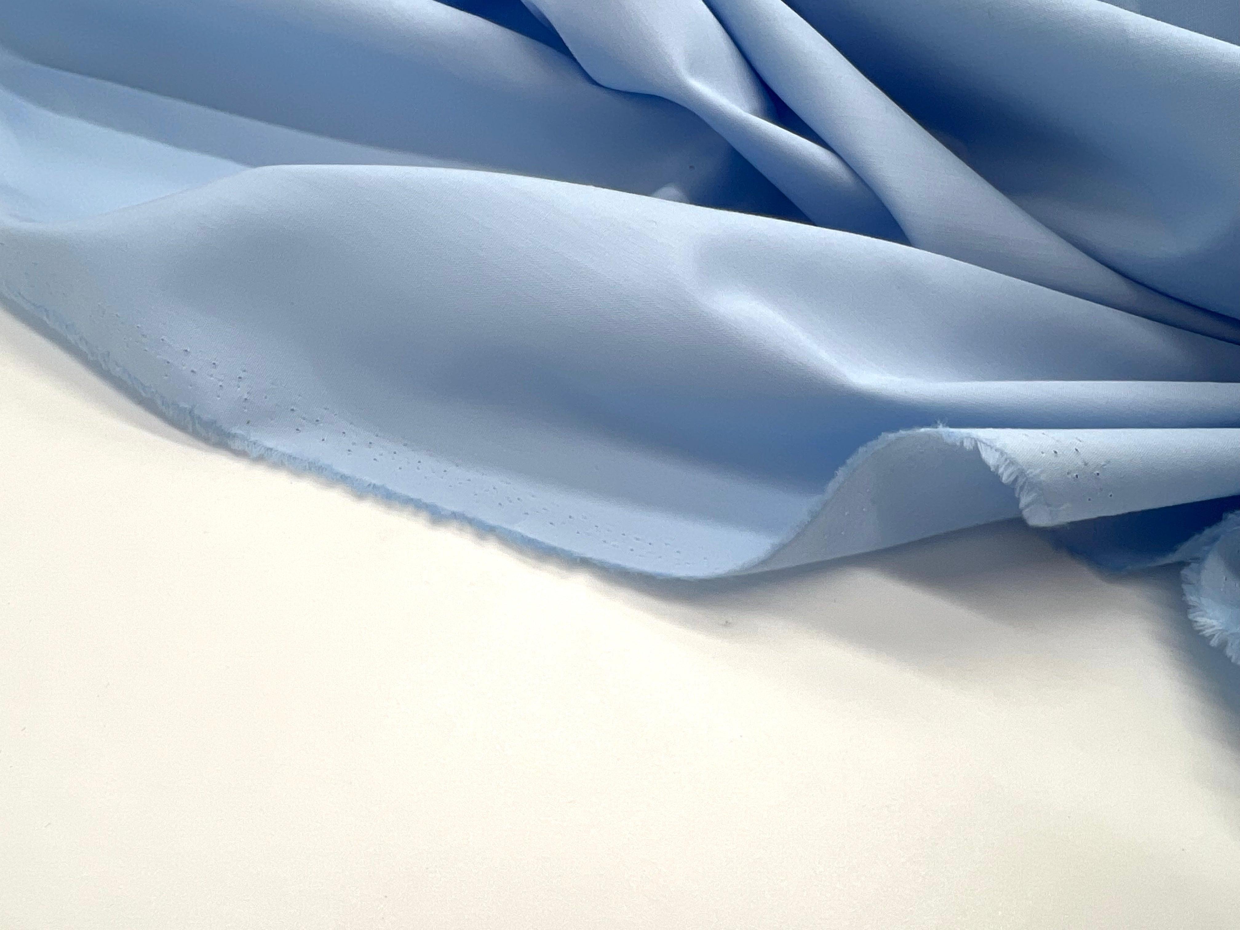 Tissu Popeline Coton Nuage - Bleu ciel - popeline au Mètre