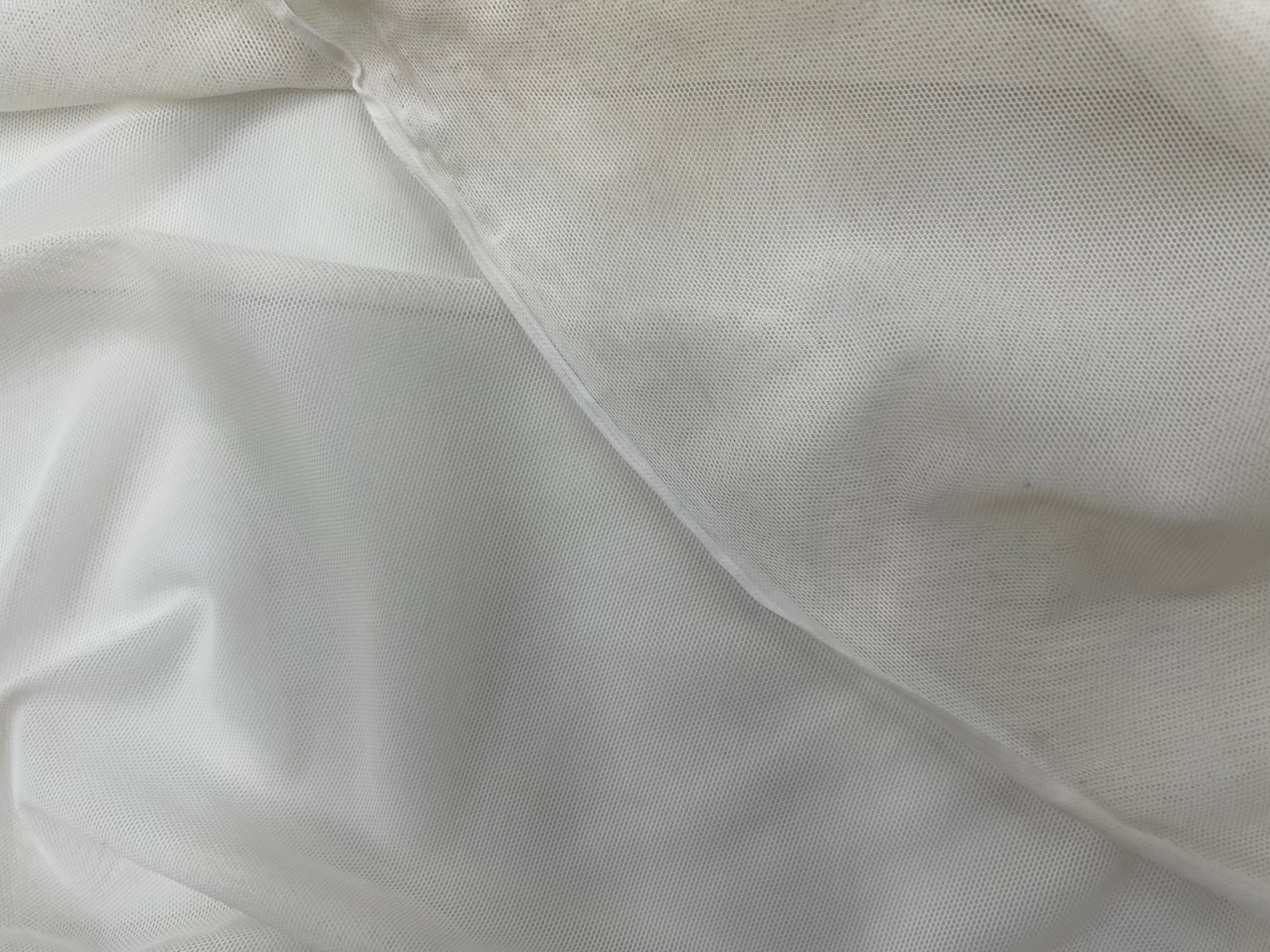 RÉSILLE SOUPLE STRETCH BLANC CASSÉ - coupon de tissu de 3 mètres - My Little Coupon - tissu - coudre