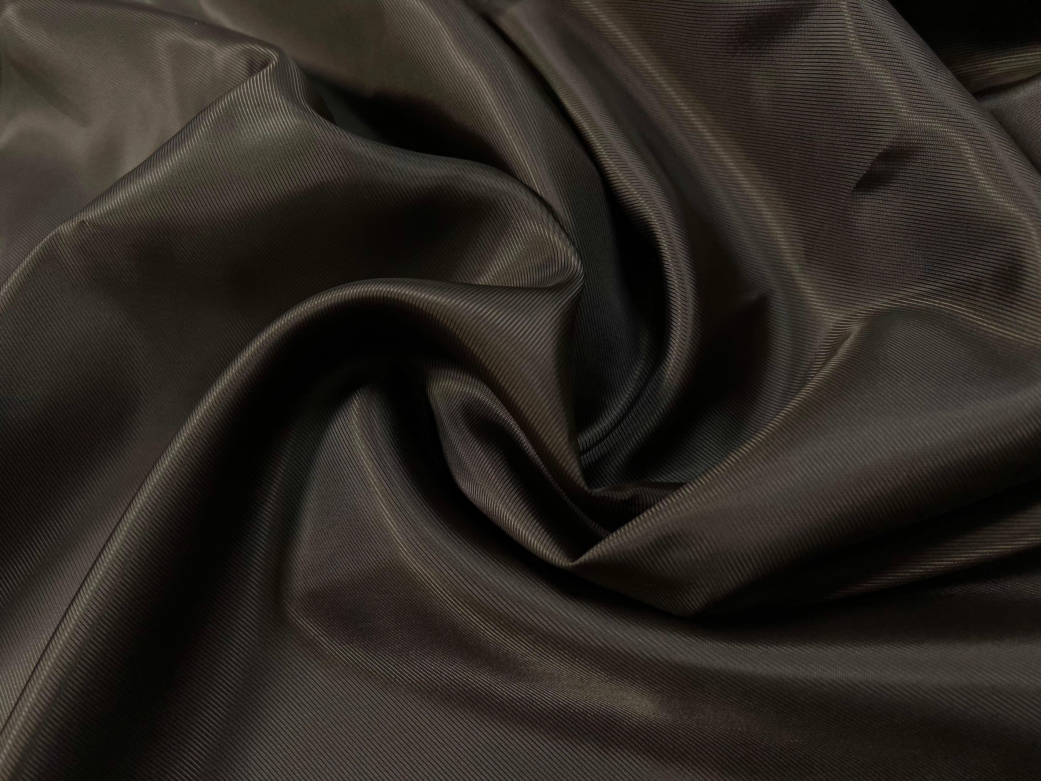 SATIN VISCOSE CHOCOLAT - coupon de tissu de 3 mètres - My Little Coupon - tissu - coudre