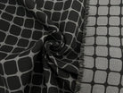 TOILE JACQUARD LUCARNE GRIS ET NOIR - My Little Coupon - tissu - coudre